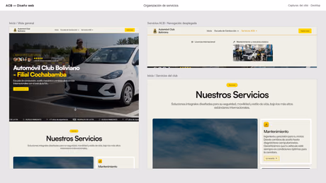 Organización de servicios